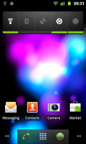 Captura de tela do As cores loucas em telefone celular ou tablet.