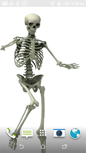 Esqueleto dançando 