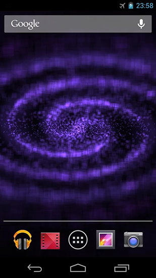 Captura de tela do Galáxia digital em telefone celular ou tablet.