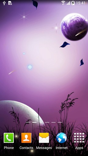 Captura de tela do Estrelas de queda em telefone celular ou tablet.