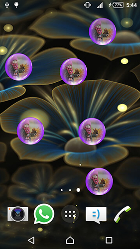 Captura de tela do Fantasy flores em telefone celular ou tablet.