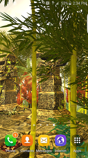Captura de tela do Natureza Fantasy 3D em telefone celular ou tablet.