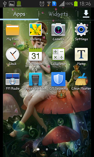 Captura de tela do Fada de Flor  em telefone celular ou tablet.