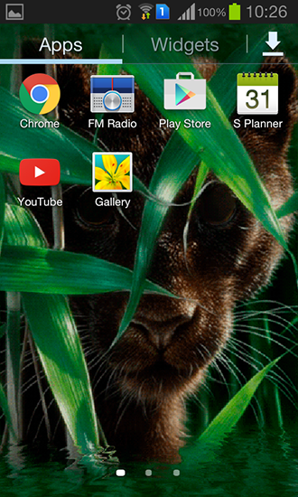 Captura de tela do Pantera de floresta  em telefone celular ou tablet.