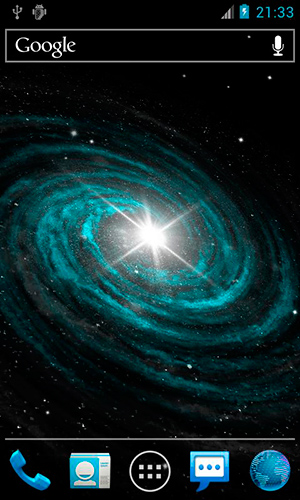 Captura de tela do Luz da galáxia em telefone celular ou tablet.
