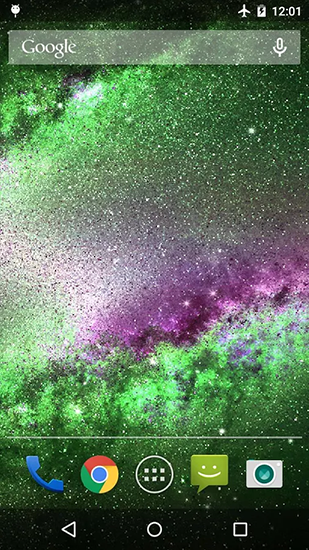 Captura de tela do Poeira de galáxia em telefone celular ou tablet.