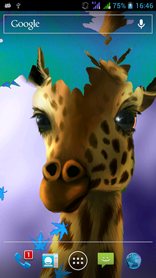 Captura de tela do Girafa HD em telefone celular ou tablet.