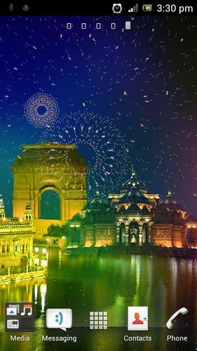 Captura de tela do Diwali feliz HD em telefone celular ou tablet.