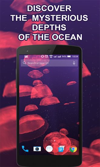 Baixar grátis o papel de parede animado Medusas  para celulares e tablets Android.