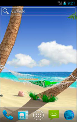 Captura de tela do Ilha perdida 3D em telefone celular ou tablet.