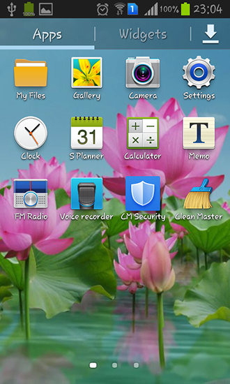 Captura de tela do Lagoa de Lotus em telefone celular ou tablet.