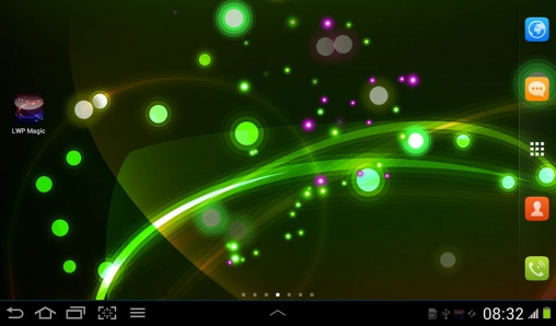 Captura de tela do Magia em telefone celular ou tablet.