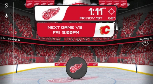 Captura de tela do NHL 2014 em telefone celular ou tablet.