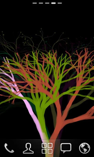 Captura de tela do Árvore de plasma em telefone celular ou tablet.