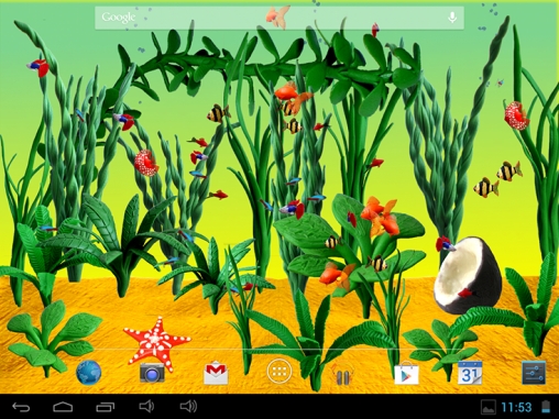 Captura de tela do Aquário de massinha  em telefone celular ou tablet.