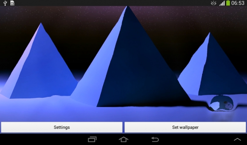 Captura de tela do Pirâmides em telefone celular ou tablet.