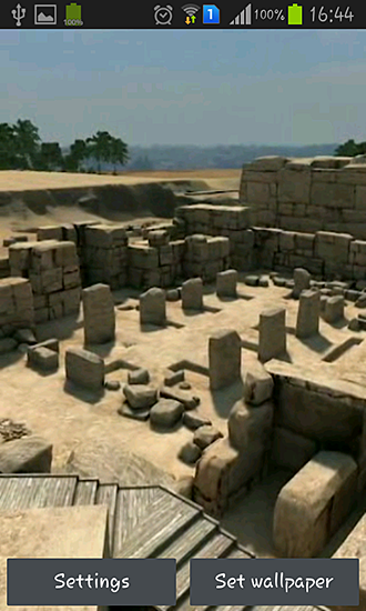 Captura de tela do Pirâmides 3D em telefone celular ou tablet.