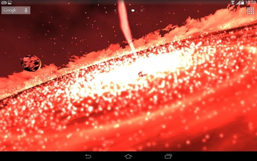 Captura de tela do Quasar 3D em telefone celular ou tablet.