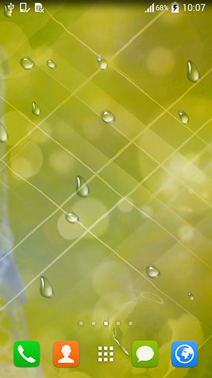 Captura de tela do Dia chuvoso em telefone celular ou tablet.