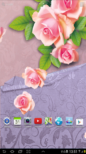 Captura de tela do Rosa em telefone celular ou tablet.