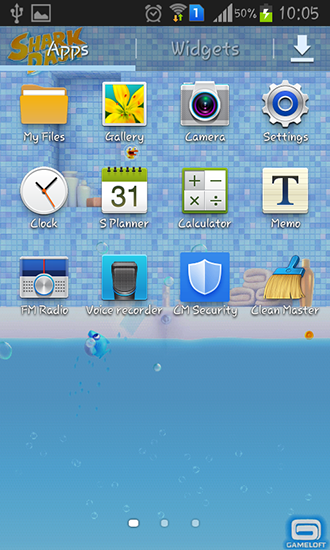 Captura de tela do Traço de tubarão  em telefone celular ou tablet.