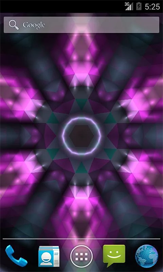 Captura de tela do Color brilhante em telefone celular ou tablet.
