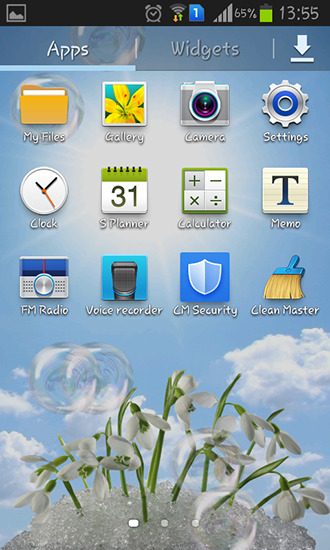 Captura de tela do Campainha-branca em telefone celular ou tablet.