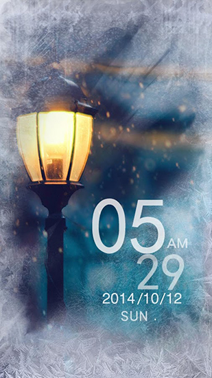Captura de tela do Noite de neve em telefone celular ou tablet.