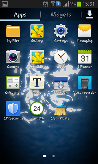 Captura de tela do Portal estelar em telefone celular ou tablet.