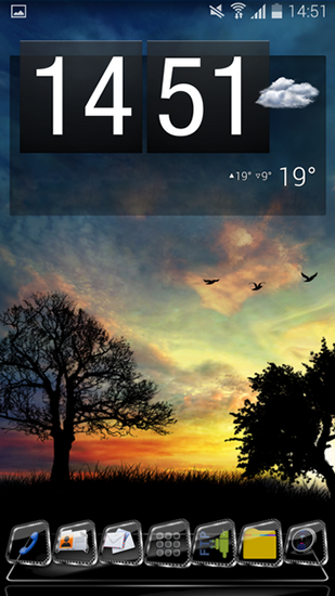 Captura de tela do Colina de Pôr do sol em telefone celular ou tablet.
