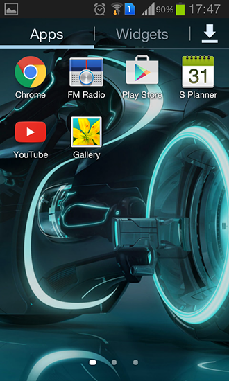 Captura de tela do Super moto em telefone celular ou tablet.