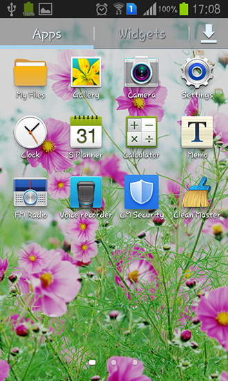 Captura de tela do Flores doces em telefone celular ou tablet.