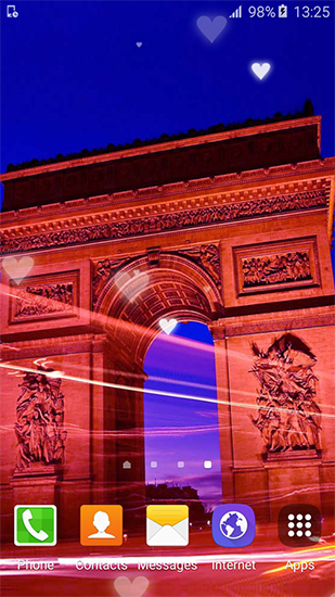 Captura de tela do Doce Paris em telefone celular ou tablet.