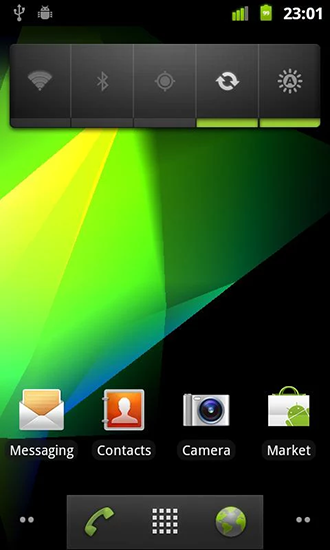 Captura de tela do Sinfonia de cores em telefone celular ou tablet.