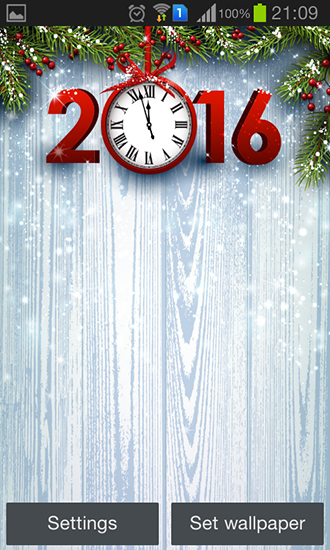 Captura de tela do Ano 2016 em telefone celular ou tablet.