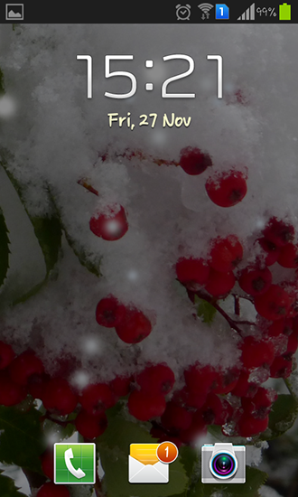 Captura de tela do Baga do Inverno em telefone celular ou tablet.