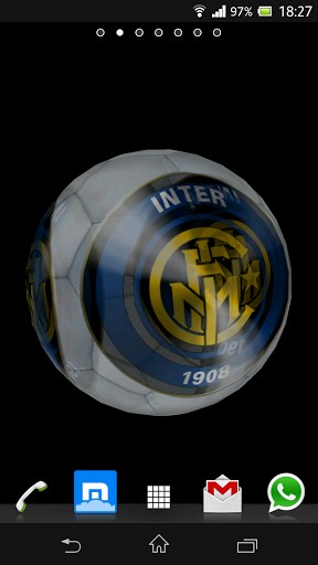 Bola 3D Inter de Milão