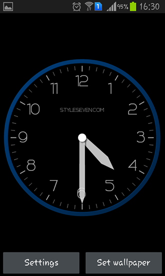Relógio moderno
