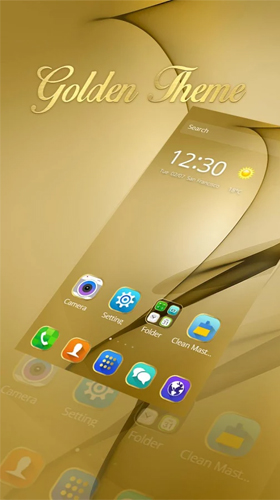 Tema de ouro para Samsung Galaxy S8 Plus 