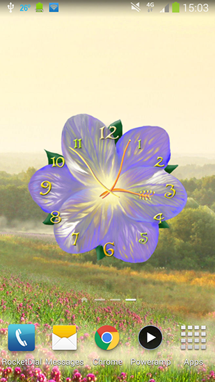 Relógio de flores