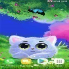 Além do papel de parede animado para Android Minha flor, baixar do arquivo apk gratuito da imagem de fundo Gato animado .