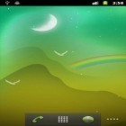 Além do papel de parede animado para Android Clima de montanha, baixar do arquivo apk gratuito da imagem de fundo Noite florescente .