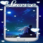 Além do papel de parede animado para Android Folhas de queda, baixar do arquivo apk gratuito da imagem de fundo Amor azul .