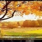 Além do papel de parede animado para Android Árvore de outono, baixar do arquivo apk gratuito da imagem de fundo Folhas que caem .