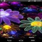 Além do papel de parede animado para Android KF chamas, baixar do arquivo apk gratuito da imagem de fundo Flores brilhantes .