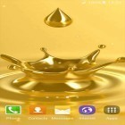 Além do papel de parede animado para Android Chuva Estelar 2 3D , baixar do arquivo apk gratuito da imagem de fundo Ouro .