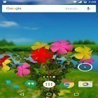Além do papel de parede animado para Android Folhas frescas, baixar do arquivo apk gratuito da imagem de fundo Hibisco 3D .