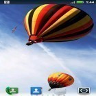 Além do papel de parede animado para Android Romântico das chuvas, baixar do arquivo apk gratuito da imagem de fundo Balão de ar quente .