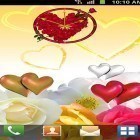 Além do papel de parede animado para Android Coração dobro, baixar do arquivo apk gratuito da imagem de fundo Amor: Relógio .