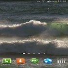 Além do papel de parede animado para Android Super céu, baixar do arquivo apk gratuito da imagem de fundo Ondas do oceano .